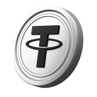 Moneda Tether USDT ubicada en la sección de información de la cuenta