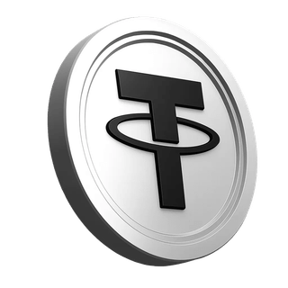 Diagrama de la moneda Tether USDT dentro de la plataforma, apartado de información